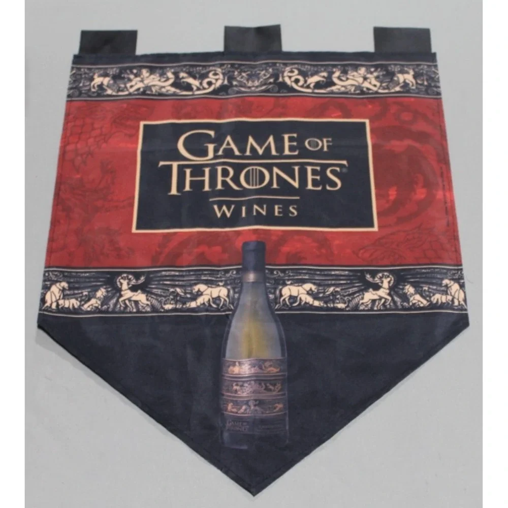 Game of Thrones Wines Banner Pennant Wall Hanging Tapestry Merchandising HBO